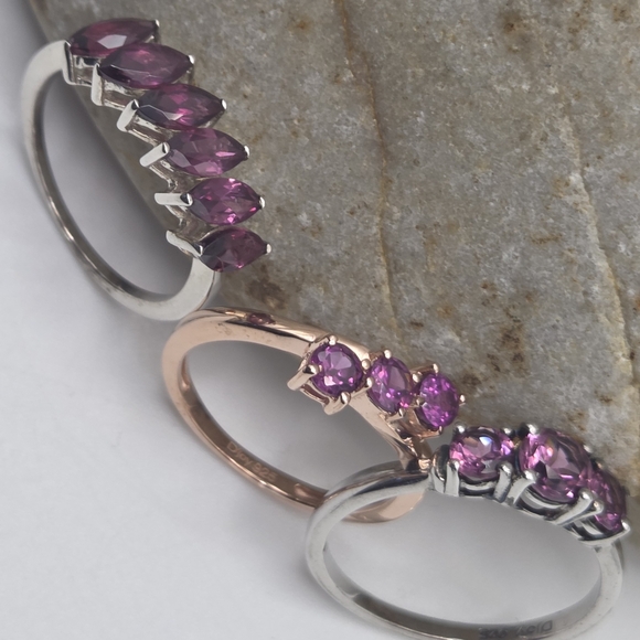 Orissa Rhodolite Garnet. Rings - Picture 4 of 4
